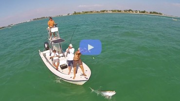 Drone Footage of Tarpon Fishing