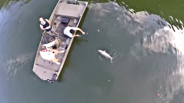 Beautiful Drone Footage of some Incredible Bass Fishing
