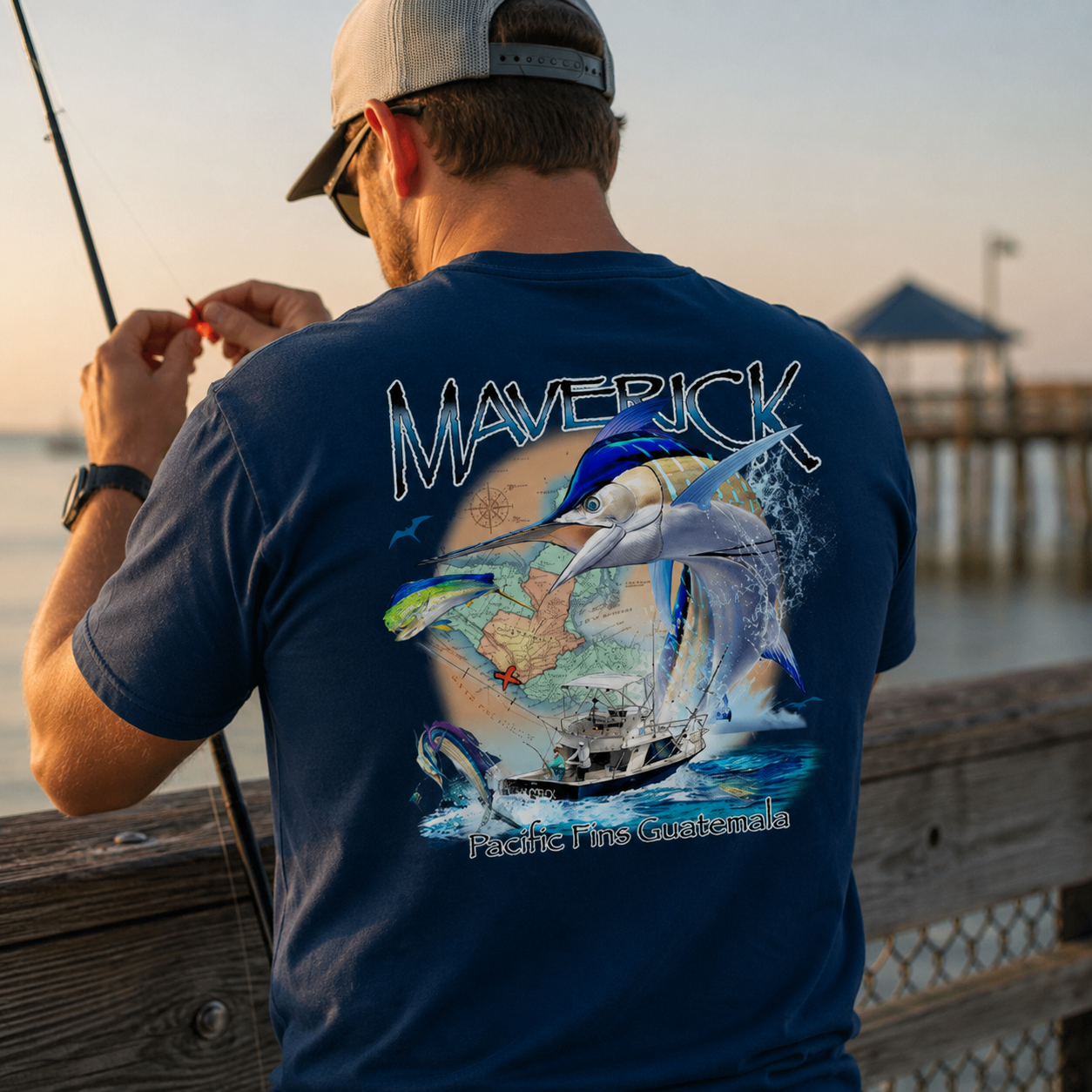 Pacific Fins Resort - Pocket Tee