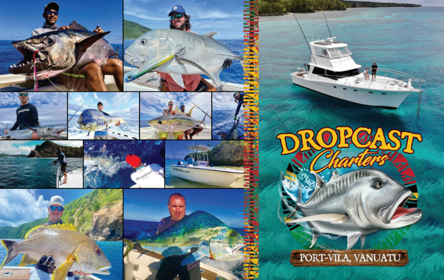 Dropcast Charters - Pocket Tee