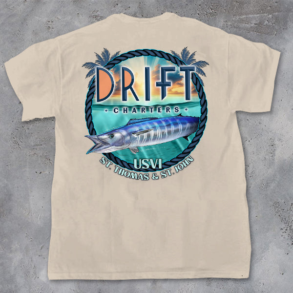 Drift Charters - Pocket Tee