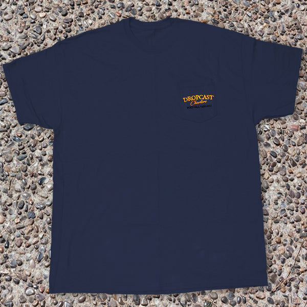 Dropcast Charters - Pocket Tee