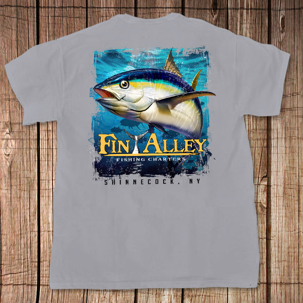 Fin Alley Fishing Charters - Pocket Tee