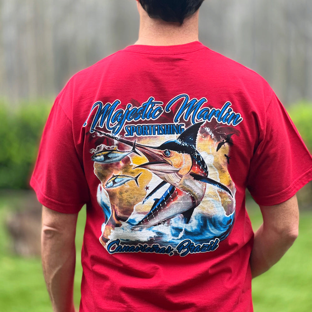 Majestic Marlin Sportfishing - Pocket Tee
