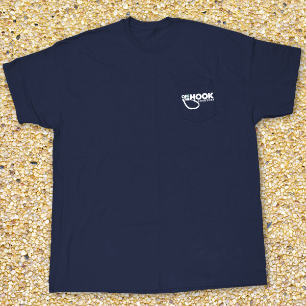 Off The Hook Charters - Pocket Tee