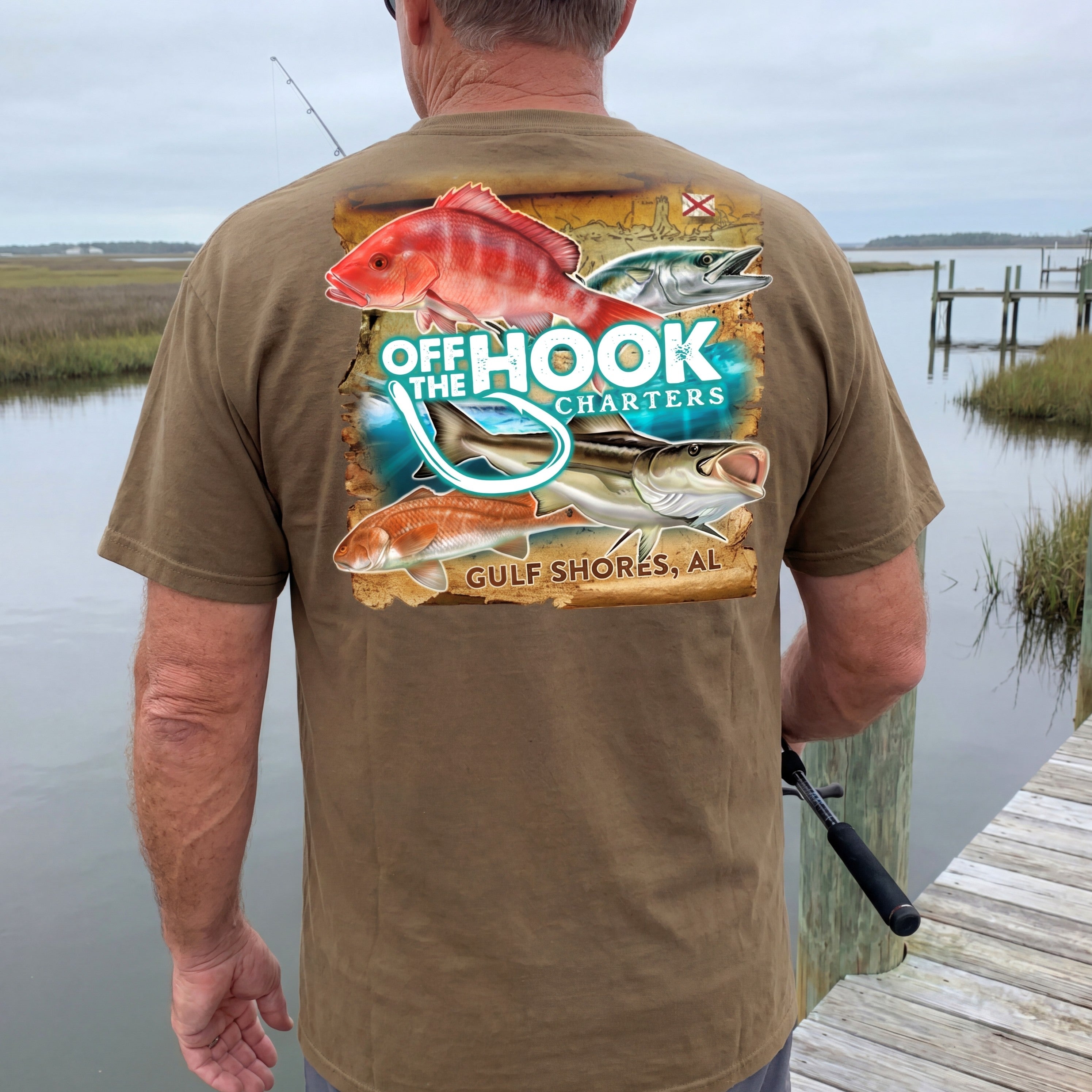 Off The Hook Charters - Short Sleeve