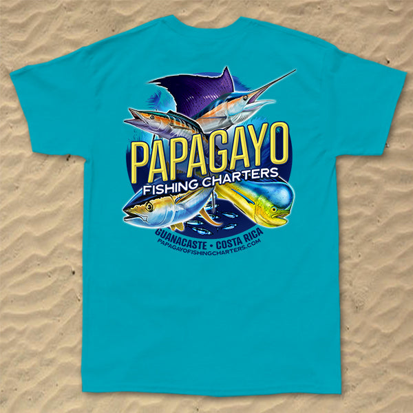 Papagayo Fishing Charters - Short Sleeve