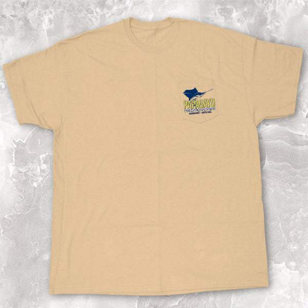 Papagayo Fishing Charters - Pocket Tee
