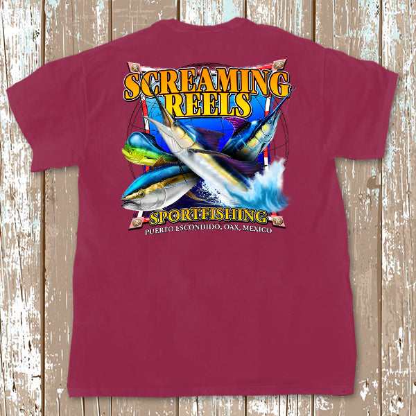 Screaming Reels Sportfishing - Pocket Tee