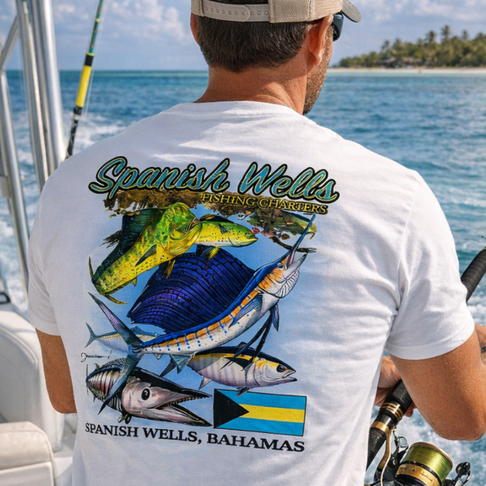 Spanish Wells Fishing Charters - Pocket Tee