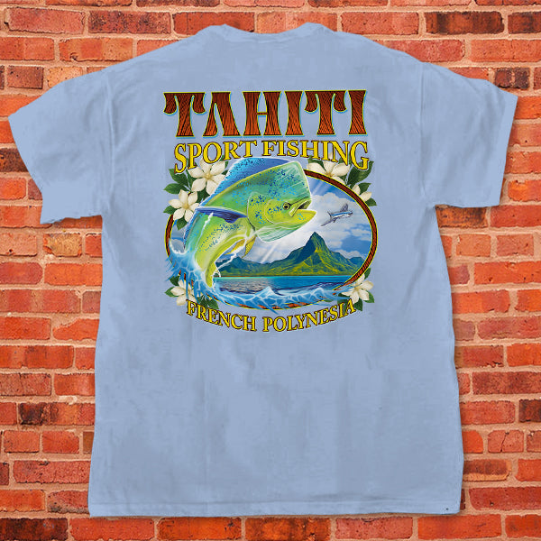 Tahiti Sport Fishing - Pocket Tee
