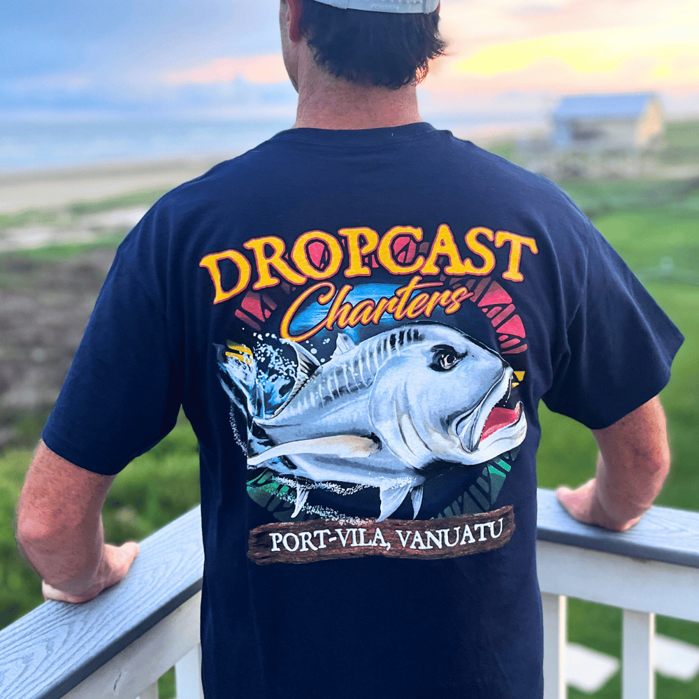 Dropcast Charters - Pocket Tee