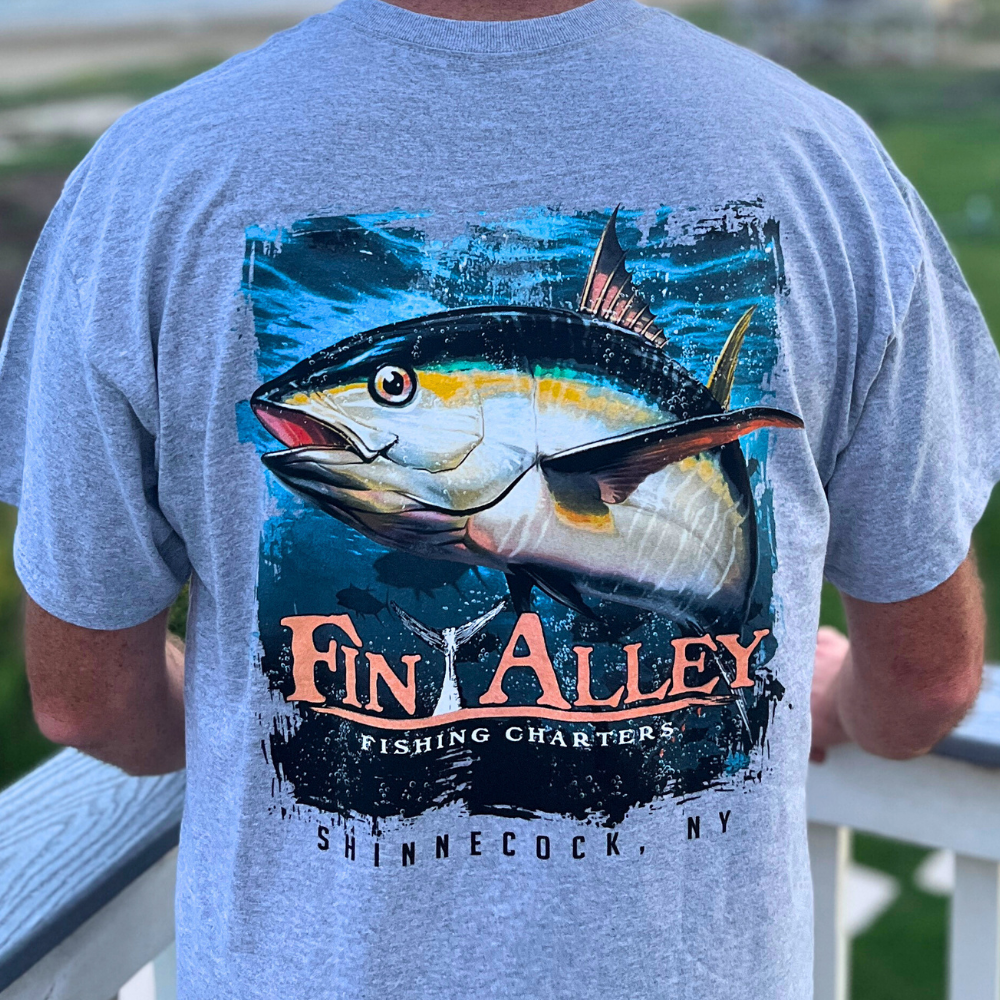 Fin Alley Fishing Charters - Pocket Tee