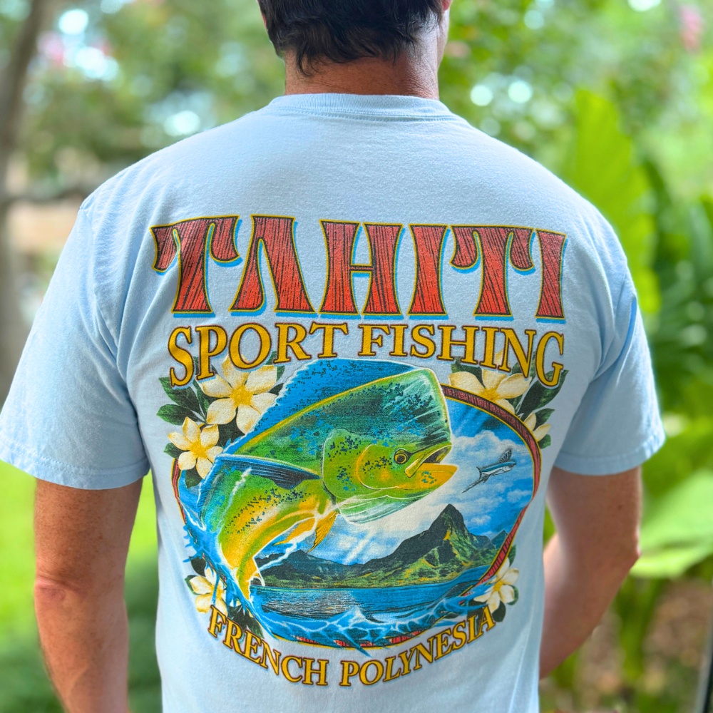Tahiti Sport Fishing - Pocket Tee