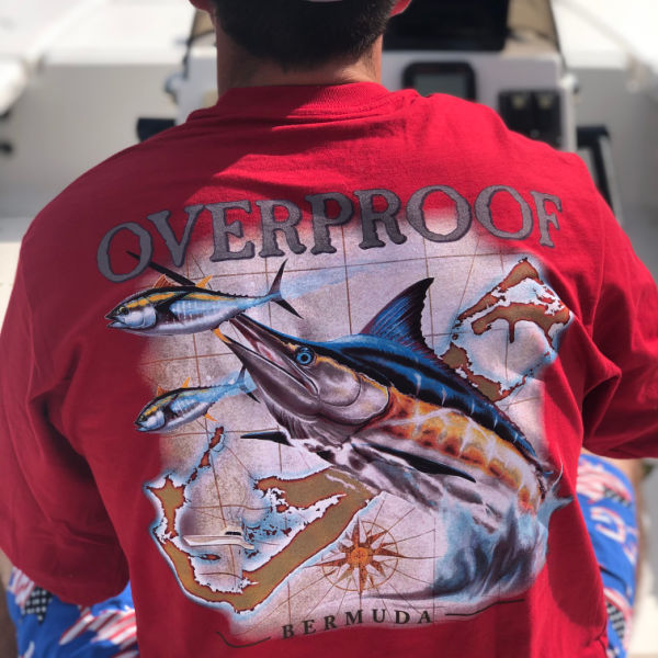 Overproof Charter Fishing - Pocket Tee