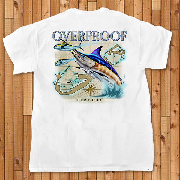 Overproof Charter Fishing - Pocket Tee