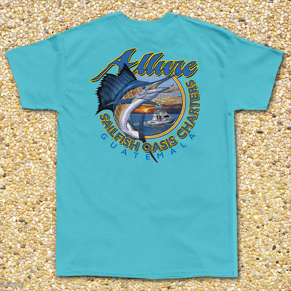 Sailfish Oasis Charters - Pocket Tee