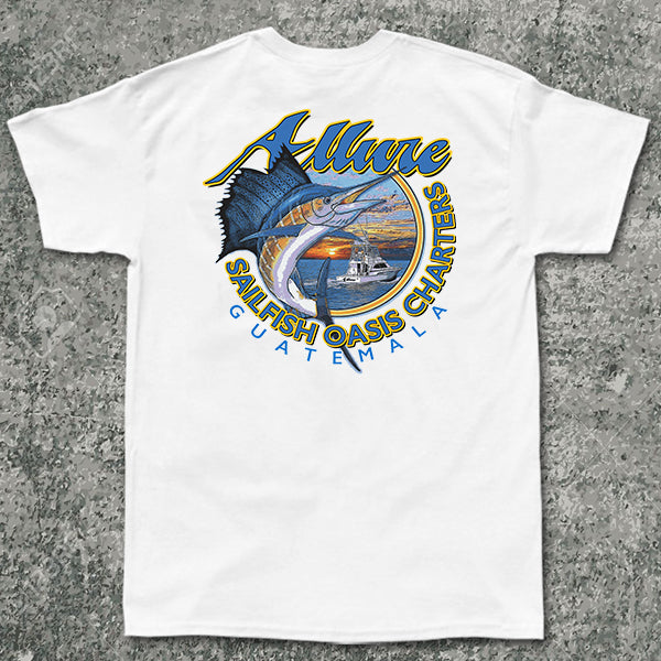Sailfish Oasis Charters - Pocket Tee