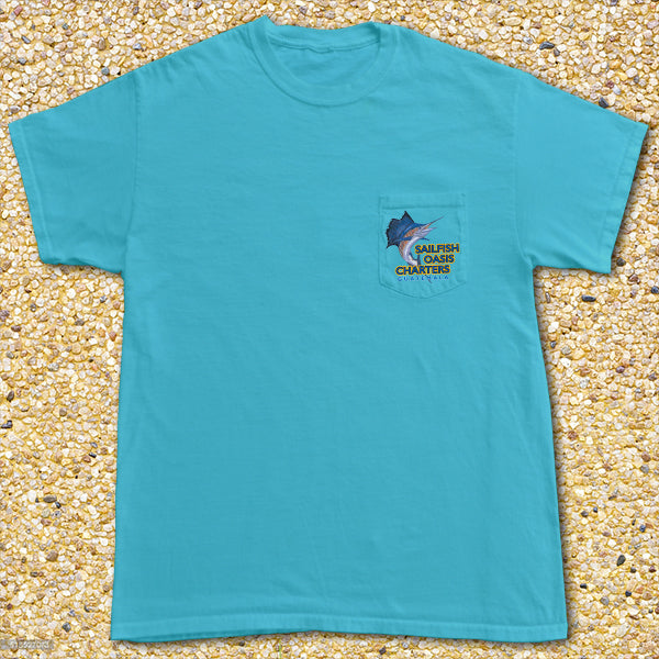Sailfish Oasis Charters - Pocket Tee