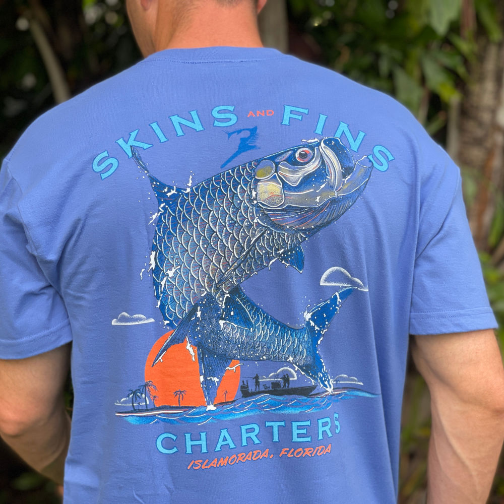 Skins and Fins Charters - Pocket Tee