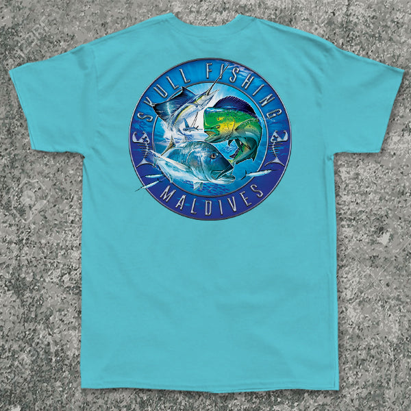 Skull Fishing - Pocket Tee