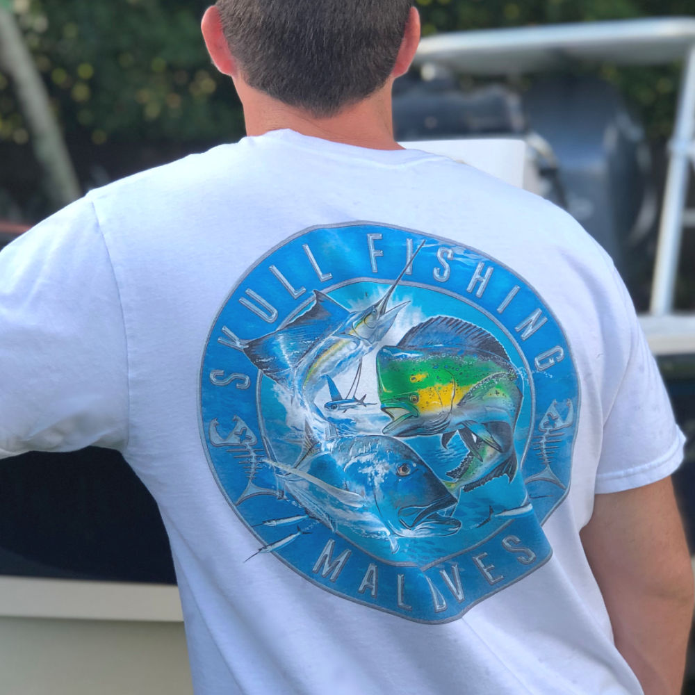 Skull Fishing - Pocket Tee