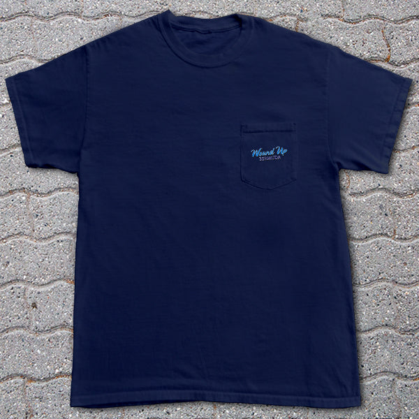 Wound Up Charters - Pocket Tee