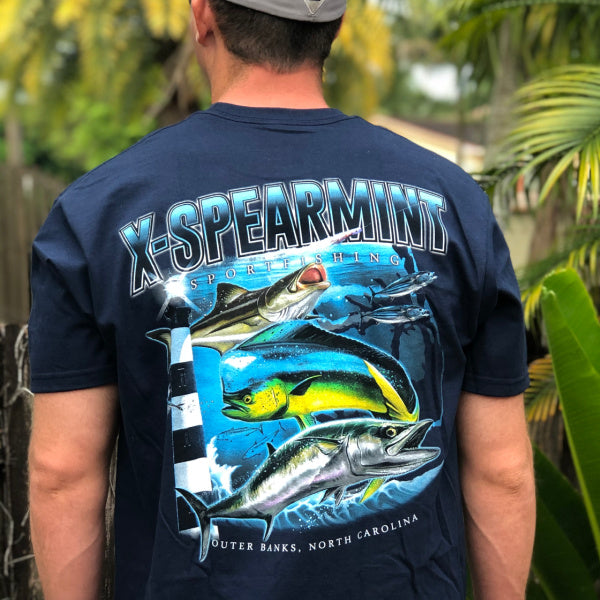 X-Spearmint Sportfishing - Pocket Tee