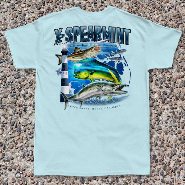 X-Spearmint Sportfishing - Pocket Tee