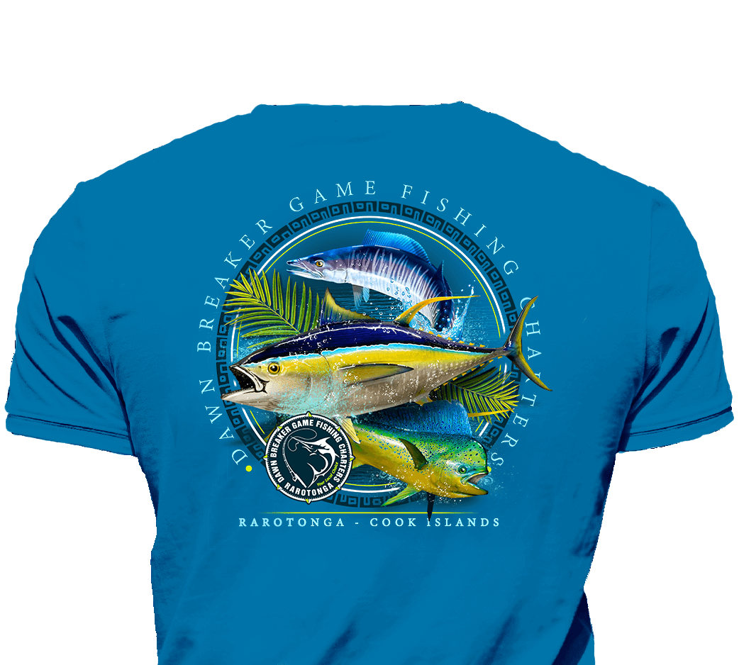 Red Tuna Shirt Company  Dawn Breaker Game Fishing from Rarotonga -  Performance Shirt